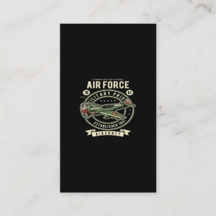 air force military pride aircraft business card