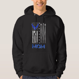Air Force Mom Shirt, USAF Mom Tee, Women's Day Gif Hoodie