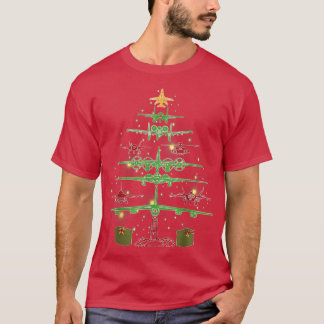 Air Force Mum Air Force Academy Christmas Tree US  T-Shirt
