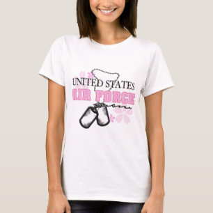 Air Force Mum flowers T-Shirt