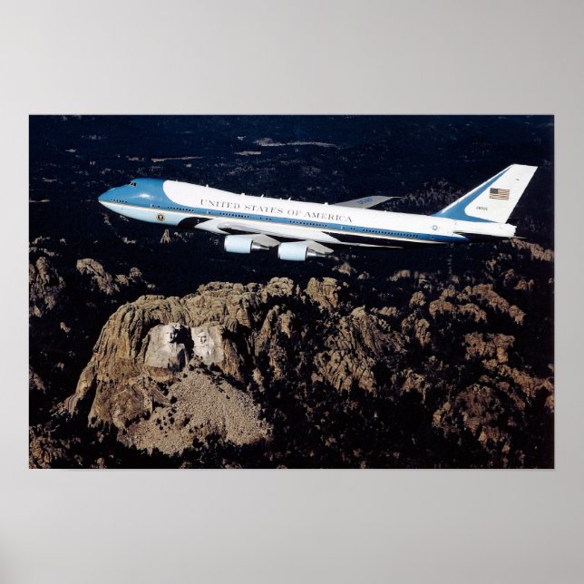 Air Force One Mount Rushmore Poster (Front)