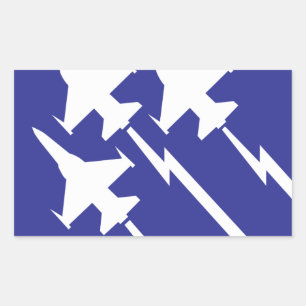 Air Force Rectangular Sticker