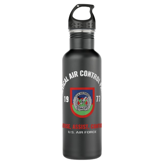 Air Force TACP T Shirt 710 Ml Water Bottle (Front)