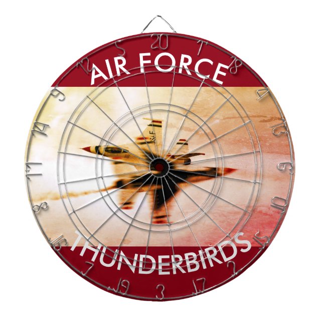 Air Force Thunderbirds Close Pass Dartboard (Front)