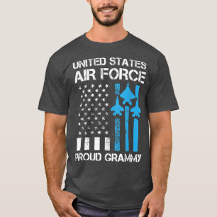 Air Force US Veteran  Proud Air Force Grammy 4th O T-Shirt