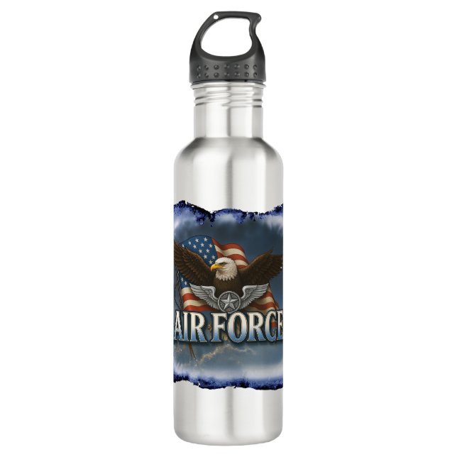 Air Force (USAF) 710 Ml Water Bottle (Front)