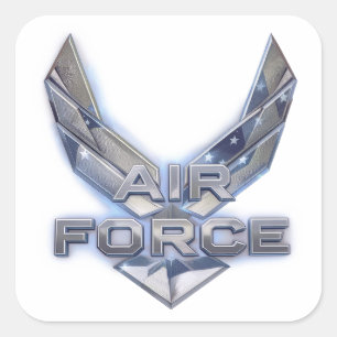 Air Force (USAF) Square Sticker
