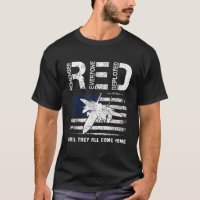 Air Force USAF US Flag Veteran RED Friday Military