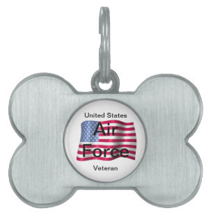 Air Force Vet Pet Tag