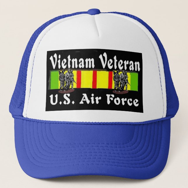 AIR FORCE VIETNAM VETERAN TRUCKER HAT (Front)