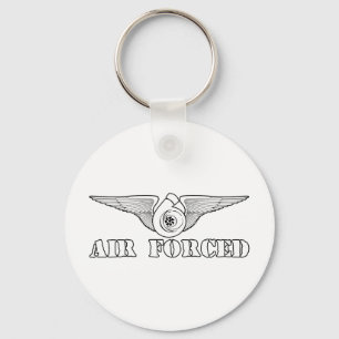Air Forced Key Ring