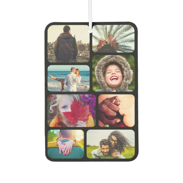 Air Freshener Double Sided 16 Photo Template (Front)