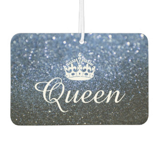 Air Freshener - Queen Crown Glitter Blue