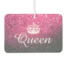 Air Freshener - Queen Crown Glitter Pink