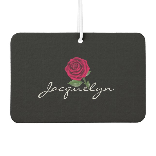 Air Freshener - Rose Name (Front)