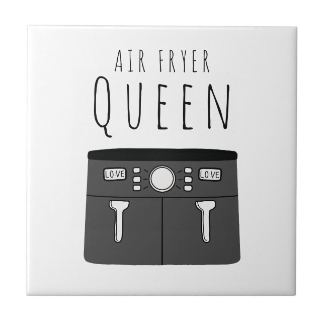 Air Fryer Queen Beverage Tile (Front)