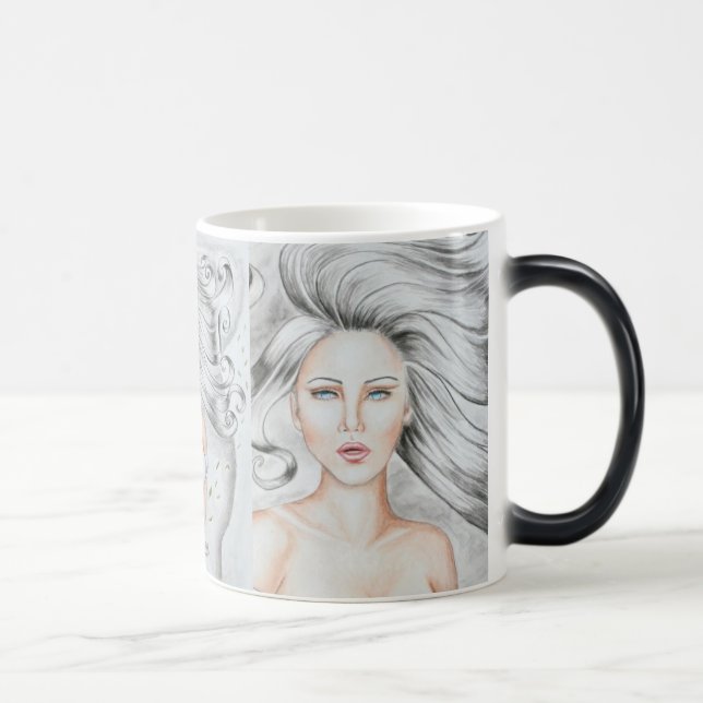 Air Goddess Colour Morphing Coffee Mug (Right)