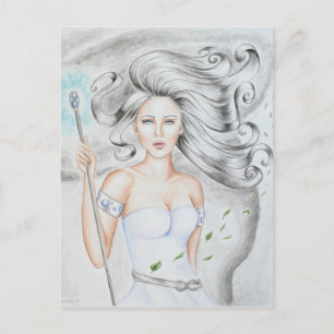 Air Goddess post card