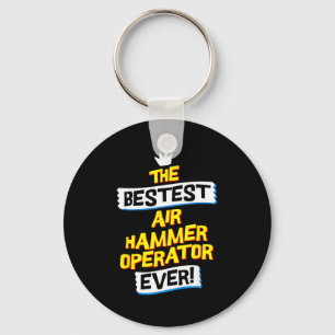 Air Hammer Operator, Funny Job Occupation Key Ring
