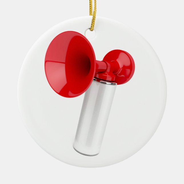 Air horn ceramic tree decoration (Front)