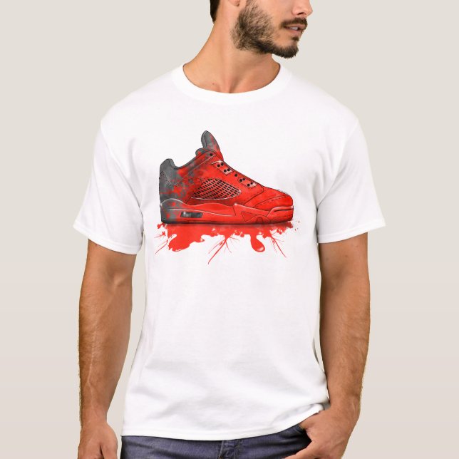 Air Jordan Retro 2016 apparel (Crimson Red) T-Shirt (Front)
