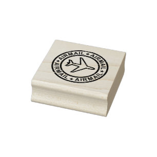 Air Mail Airplane Stamp