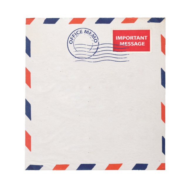 air mail office memo pad (Front)