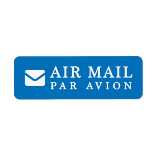 AIR MAIL PAR AVION  手紙 エアメールシール mail letter ラベル