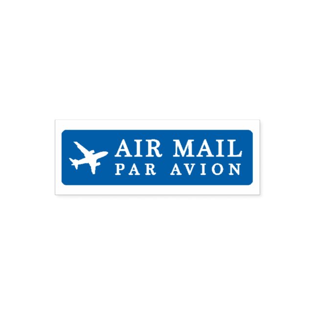 AIR MAIL PAR AVION Aircraft Airmail Stamp airplane (Design)