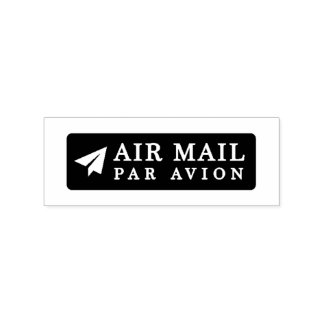 AIR MAIL PAR AVION Paper Airplane Airmail Stamp pa