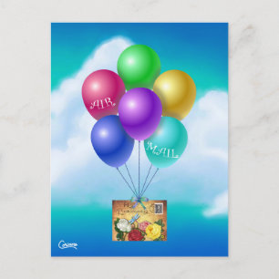 Air Mail Postcrossing Vintage - Postcard