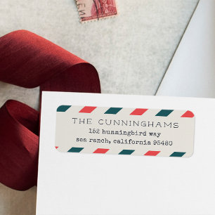 Air Mail Return Address