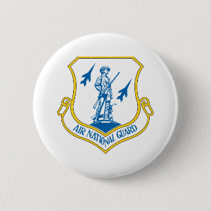 Air National Guard 6 Cm Round Badge