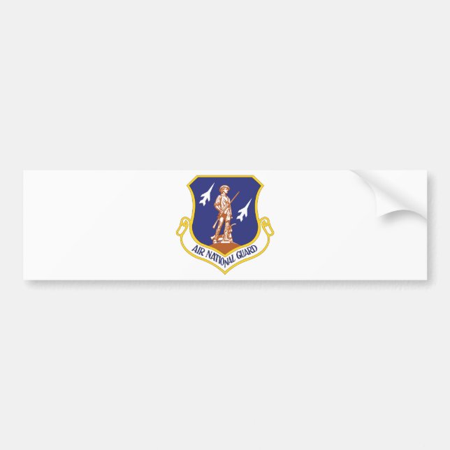 Air National Guard Military Veteran Bumper Sticker (Front)
