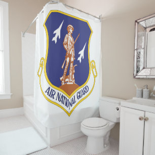Air National Guard Military Veteran Shower Curtain