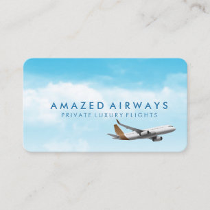 Air Plane Flight Travel Airline Business Card