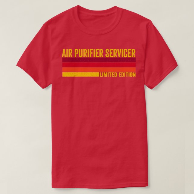 Air Purifier Servicer T-Shirt (Design Front)