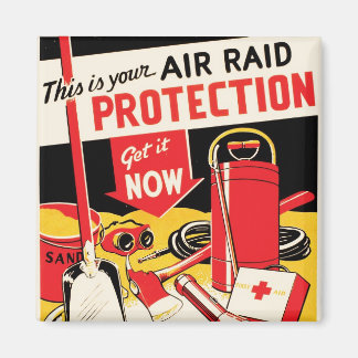 Air Raid Protection Magnet
