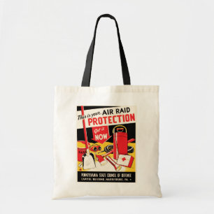 Air Raid Protection Tote Bag