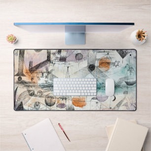 Air Realm Geometry – Klee Inspired Desk Mat