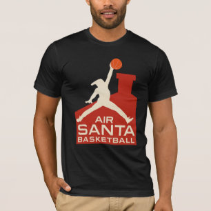 AIR SANTA – Funny Xmas Basketball Tshirt