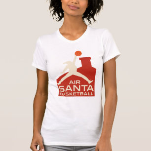 AIR SANTA – Funny Xmas Basketball Tshirt