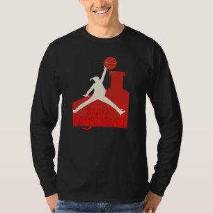 AIR SANTA – Funny Xmas Basketball Tshirt