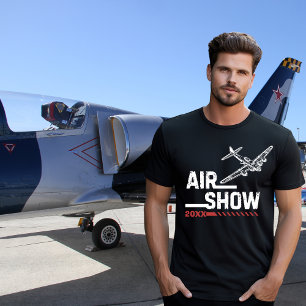 AIR SHOW B-17 WWII Vintage Aeroplane,Custom Year T-Shirt