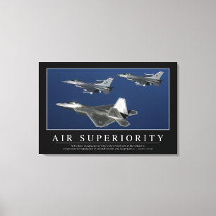 Air Superiority: Inspirational Canvas Print