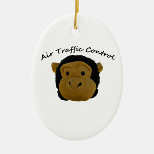 Air Traffic Control Accounts Department.Funny Gift Ceramic Tree Decoration