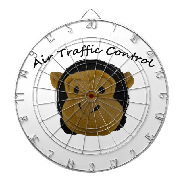 Air Traffic Control funny gifts. Dartboard (Front)