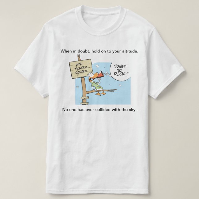 Air Traffic Control Humour T-Shirt (Design Front)