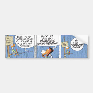 Air Traffic Control Rain Bumper Sticker