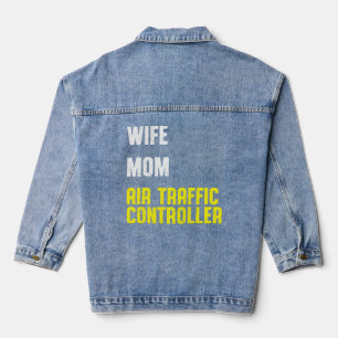 Air Traffic Controller Boring Atc Flight Control  Denim Jacket